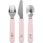 Little Dutch Mio Kinderbestek Little Dutch - 3-delig. vork. mes en lepel - Roestvrij staal - Kinderservies - Fairy Garden