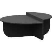 En.casa Salontafel Tondesdaslo 90x90x35 cm donkergrijs []
