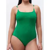 Chantelle Hera Swimwear Vert Size: D75 | One-Pieces Outlet | Dames | Groen