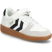 Hummel Sneakers 'Handball Perfekt' lichtgrijs / zwart / wit