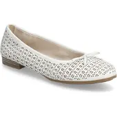 Tamaris leren ballerina 1-22116-41- 1B0 damesschoenen M2211641 Wit