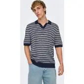 Only & Sons Trui 'ONSTILO' navy / wolwit