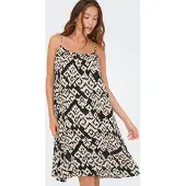 ONLY Zomerjurk 'ONLMai' taupe / zwart