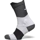 Adidas Sportsokken 'RunxBoost' grijs gemêleerd / zwart / wit