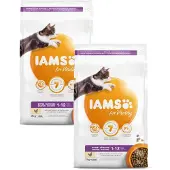 IAMS Kitten & Junior Kip - Kattenvoer - 2 x 3 kg