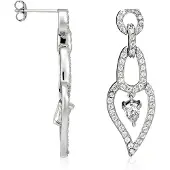 Orphelia Dames 925 Sterling Zilveren Oorbellen - Zilver ZO-5882