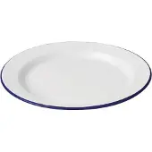 Olympia Emaille bord 30cm, 6 stuks