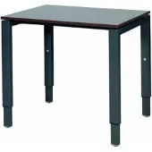Schaffenburg Verstelbaar Bureau - Domino 80x60 logan - zwart frame