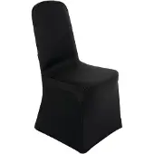 Bolero Hoes voor Banketstoel Zwart - DP923