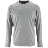 Sols Heren Keizerlijk T-Shirt met lange mouwen (Grijze Mergel)