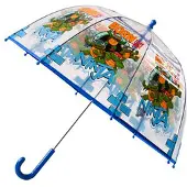 Tortugas Ninja Ninja Turtles Kinderparaplu – Transparant – 48cm – Superhelden Thema – Handmatig – Paraplu voor Jongens en Meisjes