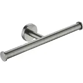 Guido Gusto Dubbele wc-rolhouder gun metal rond zonder klep