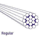 Elvedes Rem binnenkabel Elvedes 2250mm RVS Ø1,5mm T-nippel (op kaart)