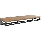 Giga Meubel - Kapstok Custom 6 Haken Met Hoedenplank Massief Acacia Naturel