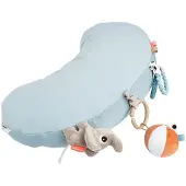 Done by Deer Kussen m. Activiteitenspeelgoed - Speeltuin - Blauw - - OneSize - Activiteitenspeelgoed