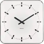 Karlsson Sucinto Dome Wandklok | 35x35x4.5cm | Wit