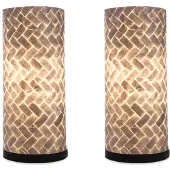 Lt-luce Tafellamp Zigzag 40cm 2 Stuks E14 Fitting