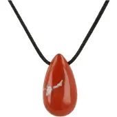 Ruben Robijn Edelsteen druppel hanger jaspis rood 1st -