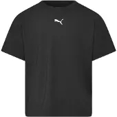 Puma Train All Day ESS T-shirt voor Dames, Zwart, Maat 11-12Y