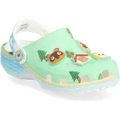 Crocs Open schoenen 'Classic' lichtblauw / lichtgroen / zwart / wit