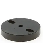 Oxloc Verhoger Zwart Rubber 57X10mm