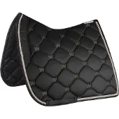 Waldhausen Valencia Saddle Pad - Black / Rose Gold - Maat Dressage Full