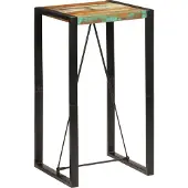 vidaXL Bartafel 60x55x110 cm massief gerecycled hout