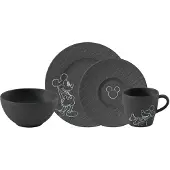 Villeroy & Boch Villeroy &amp; Boch Manufacture Mickey Mouse Ontbijtset, 4-delig