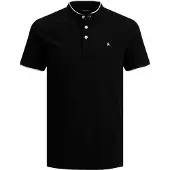 Jack & Jones Shirt 'JJEPAULOS' zwart / wit