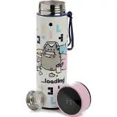 Puckator Pusheen Kat Gaming Thermosfles digitale thermometer 450ml