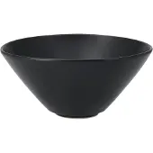Scandi Living Terra ramenschotel Zwart steengoed, Ø20 cm