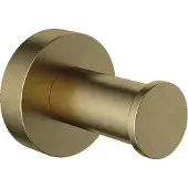 Hotbath &More BAA03 Handdoekhaak - Geborsteld Messing - Accessoires, Handdoekhouders, Handdoekhaken - 8721264696786