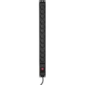 ActiveJet Combivoedingstrip Met 12 Stopcontacten En Schakelaar 5 M