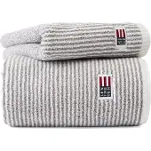 Lexington Icons Original Striped handdoek 50x100 cm White-gray