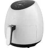 Heinner SnowDrop Heteluchtfriteuse – 2000W – 5L Capaciteit – Digitaal Display – Touchbediening – Instelbare Thermostaat 80–200°C – Timer 60 min – Anti-aanbaklaag – Wit