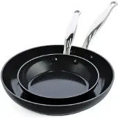 Greenpan Barcelona Infinity Pro - Koekenpannenset - 20 + 28 cm - Keramisch - Inductie (2 stuks)