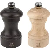Peugeot Peper- en Zoutmolen Bistro Chocolade / Naturel 10 cm