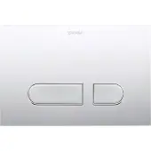 Duravit DuraSystem Bedieningsplaat A1 21,7x14,7 cm Chroom