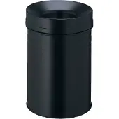 Durable Papierbak met vlamdover Durable 3325-01 15liter zwart