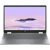 HP Chromebook Plus 14'' 2-in-1 Laptop - 14b-cd0004nb - Meteor Silver - Azerty toetsenbord met verlichting