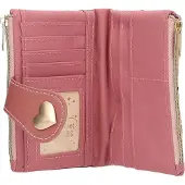 Depesche 13970 Miss Melody Blossom Pony - Portemonnee in roze, met paardenmotief, paardenprint en gouden details. Portemonnee met drukknopsluiting