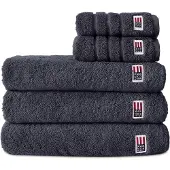 Lexington Icons Original handdoek 30x30 cm Charcoal