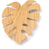 Envostar Wandlamp Folah, dimbaar, hout licht, Woon-/ Eetkamer, Hout, Wandlamp hout