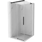 Mexen Rox L schuifdouchecabine 90 x 90 , transparant, zwart - 8C2L-090-090-70-00