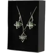 Ruben Robijn Aventurijn groen merkabah sieraden set