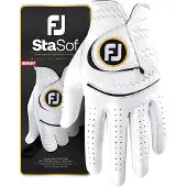 Footjoy StaSof Golf White Linkerhand S Herenhandschoenen
