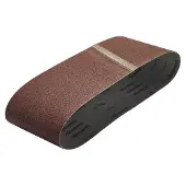 Wolfcraft Textiel schuurband | Korund | K80 | 75 x 510mm | 3 stuks - 1912000