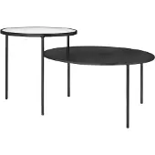 Riverdale Bijzettafel Riverdale Rocco Zwart 101 cm