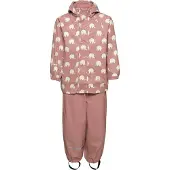 CeLaVi Functioneel pak 'Elephant' zilvergrijs / oudroze / wit