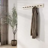 Dimehouse Kapstok Borea Keramiek Travertin 8 Haken 80 cm